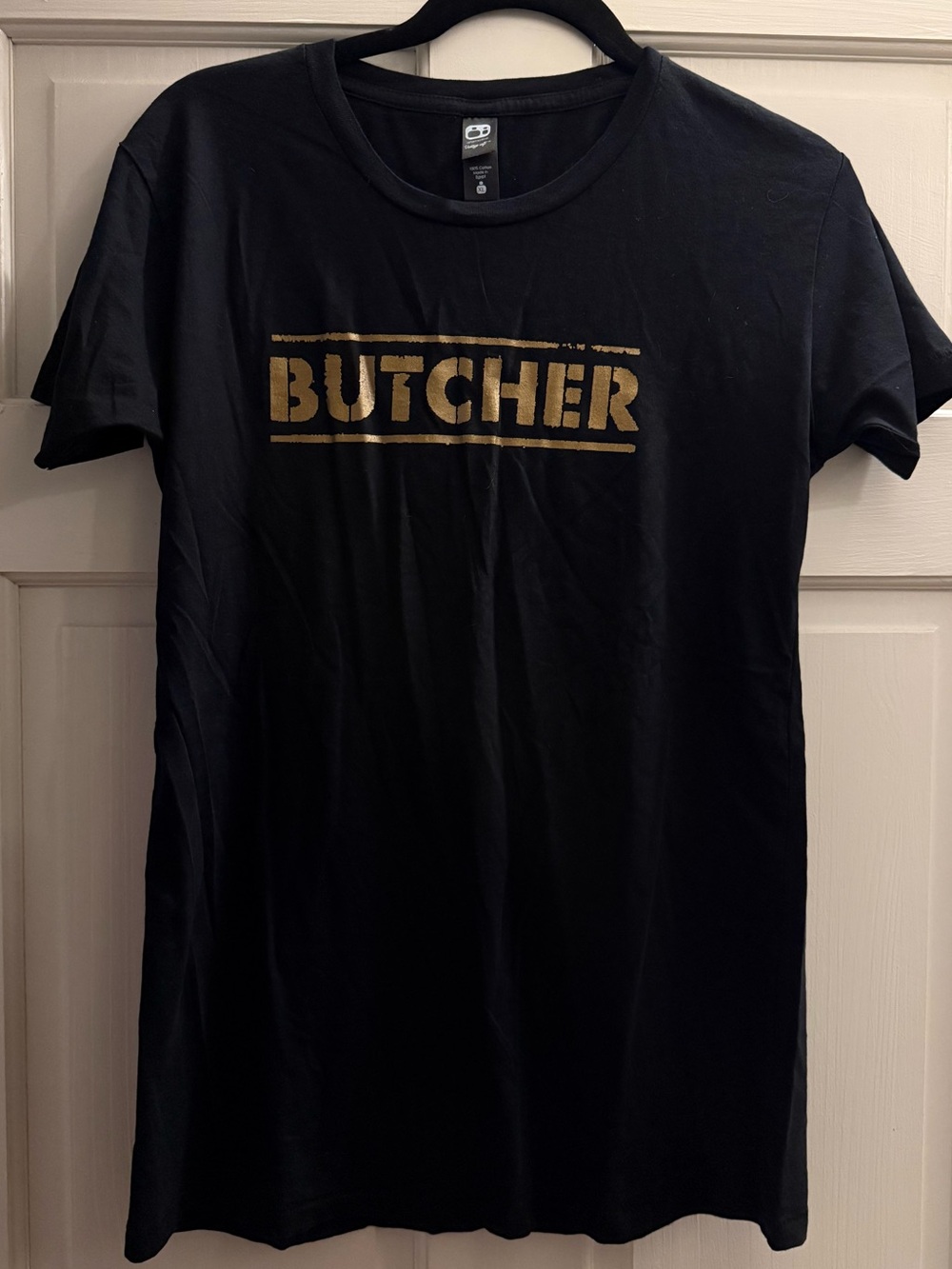 Black 'BUTCHER' Graphic Tee - Women's Casual Top